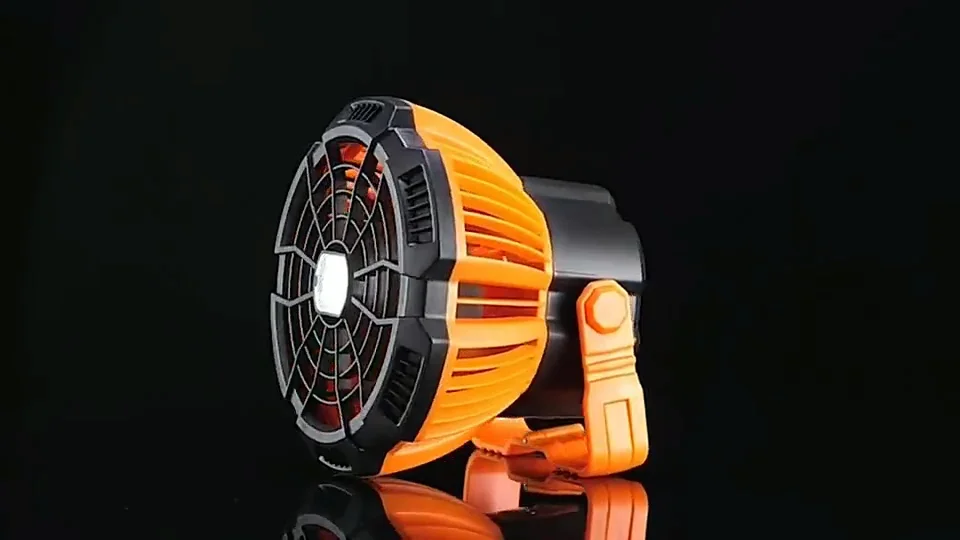 Hanging Camping Fan With Led Light Waterproof Magic Cool Camping Lights