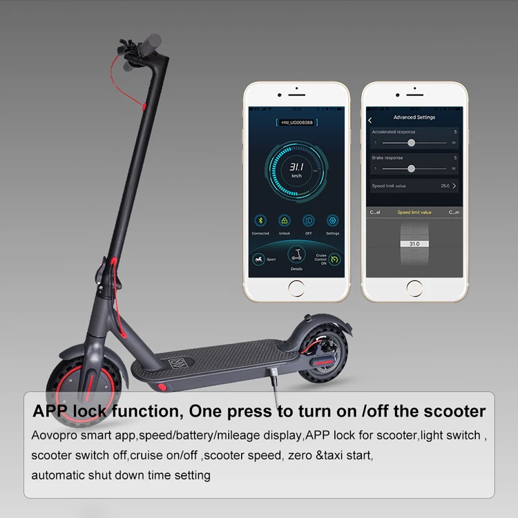 AOVOPRO US EU Warehouse Fast Shipping Electric Mobile Scooter 10.5Ah 35KM Range Adult Foldable Elektro Scooter