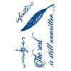 GZ-043  Cascading Floral Script Lines