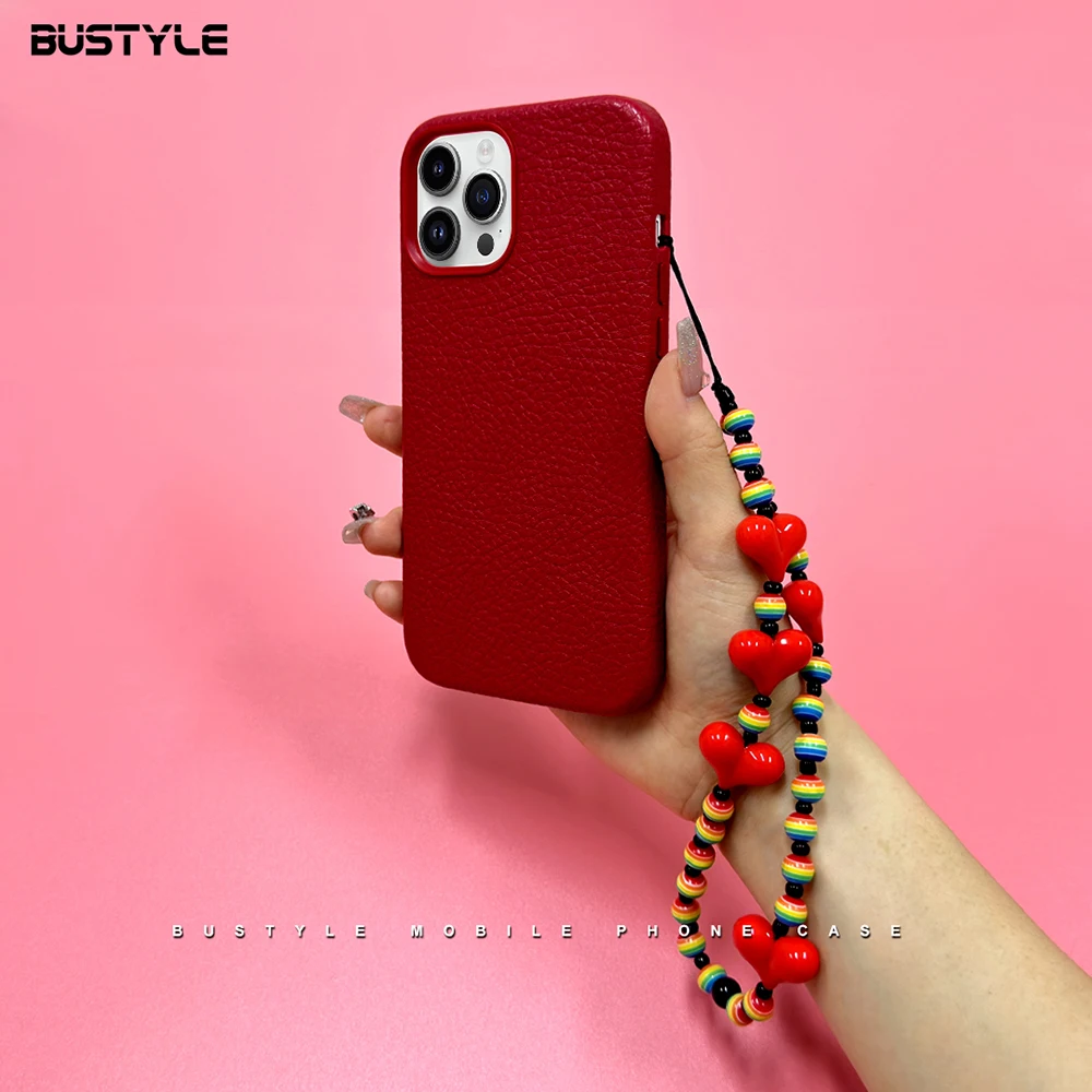 Luxury Girly Fashion Beauty Bead Phone Case Chain Mobile Cell Phone Accessories Strap Lanyard