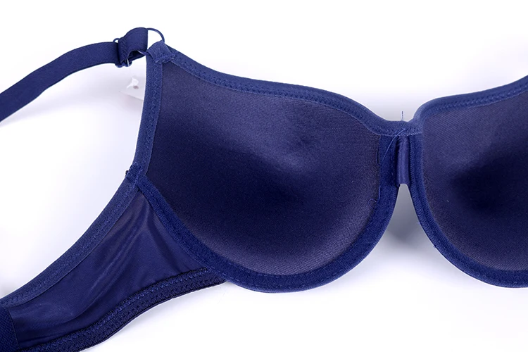 热卖莱茵石四分之三杯舒适透气可持续推式文胸