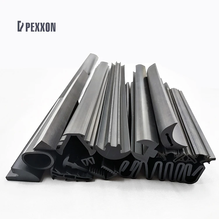 Factory Directly Custom Made Molds Extrusion Waterproof Seal Strip H D V T Shape Epdm Rubber Seal Gasket Profile