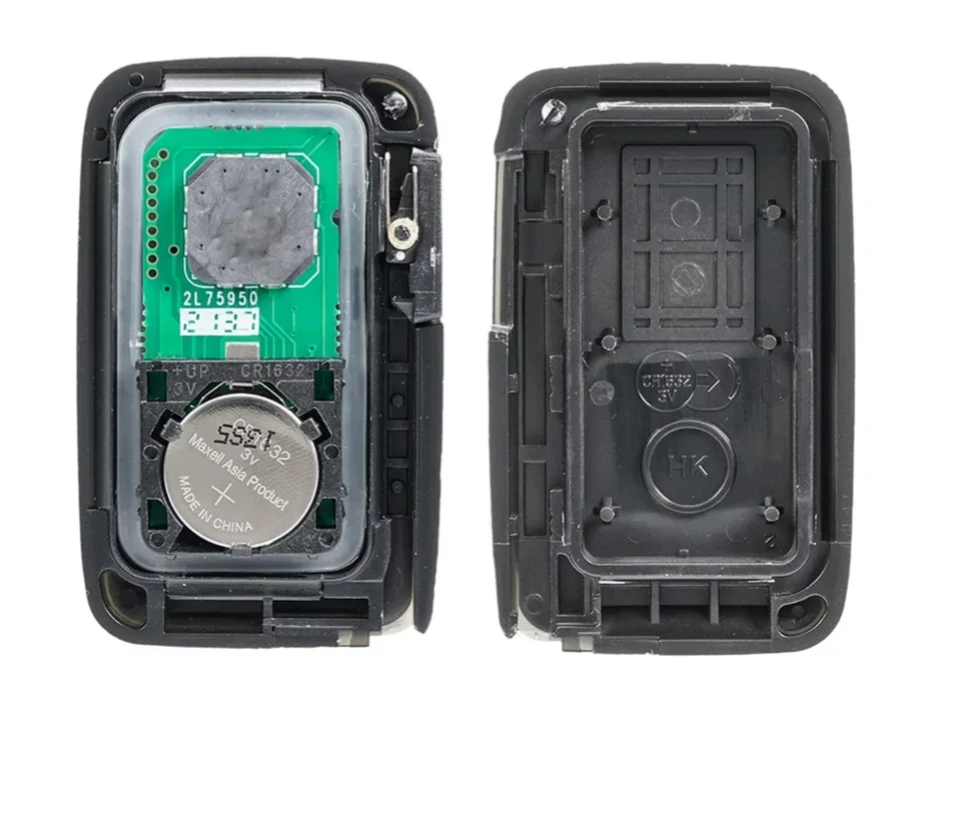 2 Buttons Smart Remote Key Fob Shell 433Mhz B53EA With Chip P1 98 4D67 for Toyota Land Cruiser Keyless Go Entry Remote Car Key
