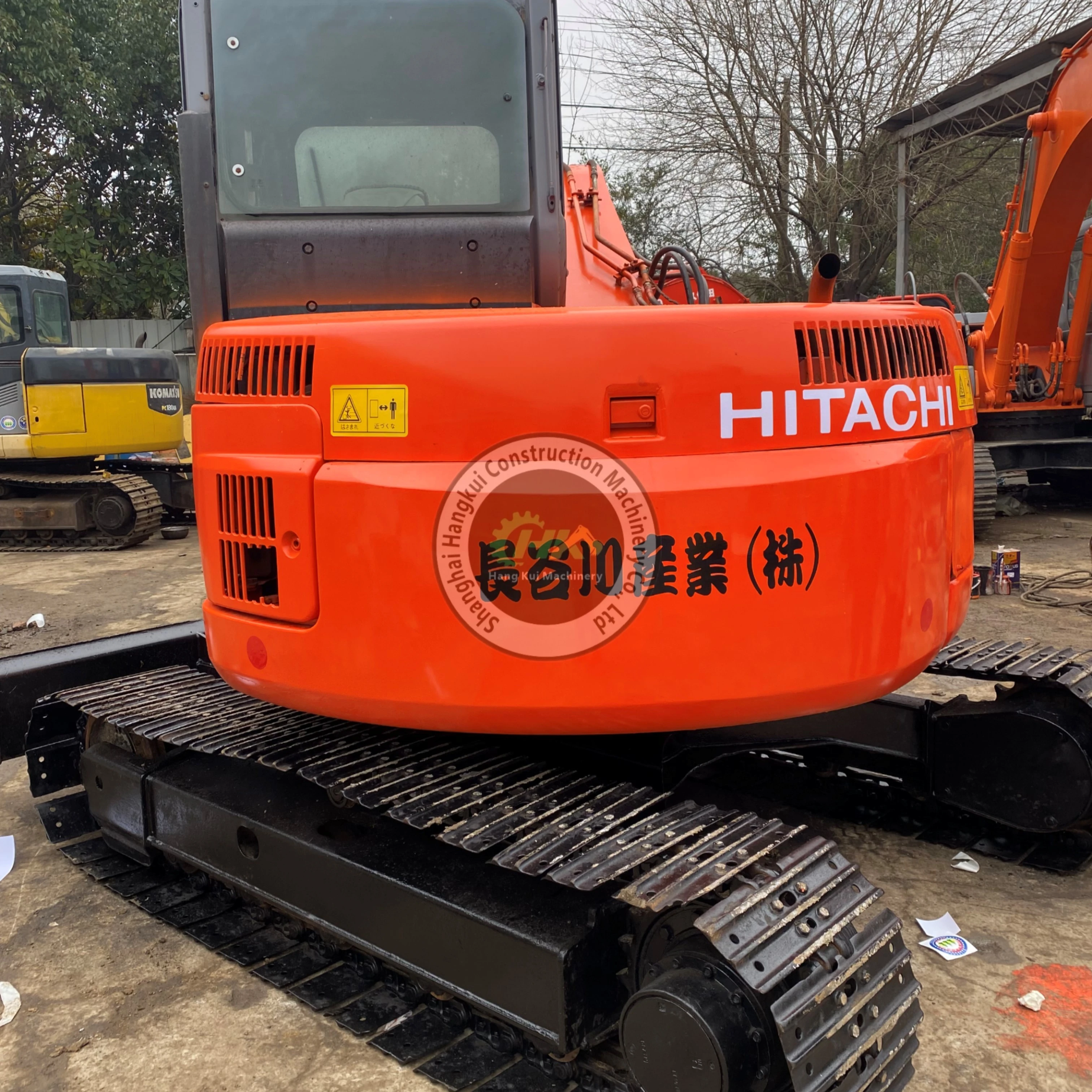 HANG KUI Hitachi75 7.5 Tons 95%new Original Japanese with EPA,CE Agricultural Used  Hitachi 75 Excavator for Digging
