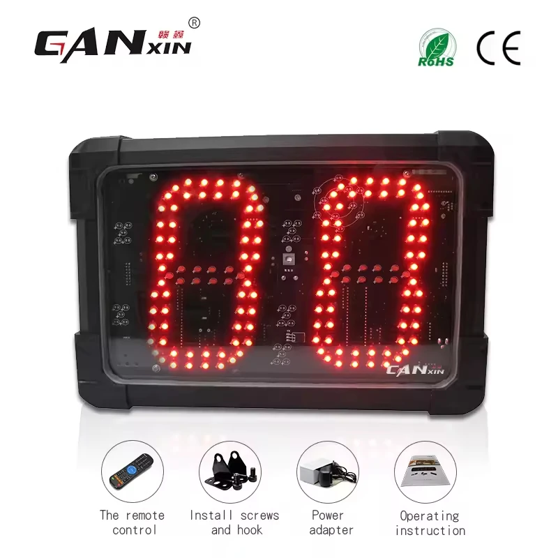 Ganxin 24s Shot Clock Outdoor Basketball Essentials: Waterproof Led ...