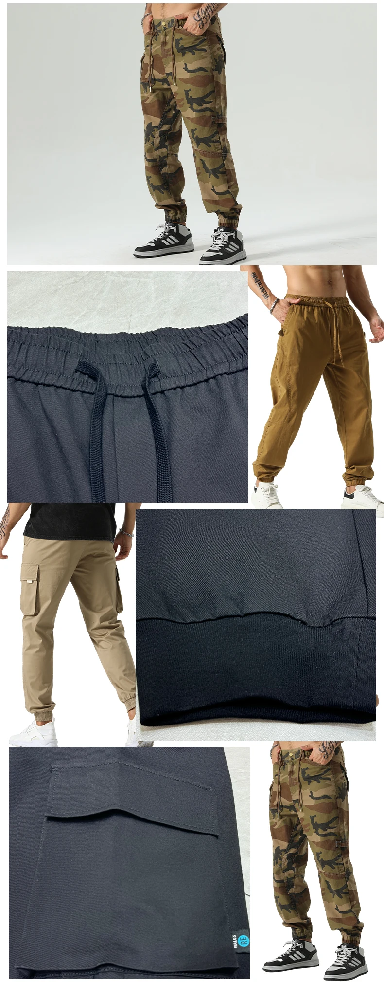 Oem Men's Industrial Cotton Pants Mens Loose Chino Pants &trousers