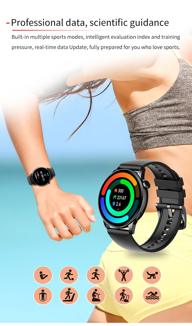 HD1 Max Woman High Quality Round Dial Amoled Gold Smartwatch Girls