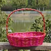(Panier fuchsia avec sac et ruban)