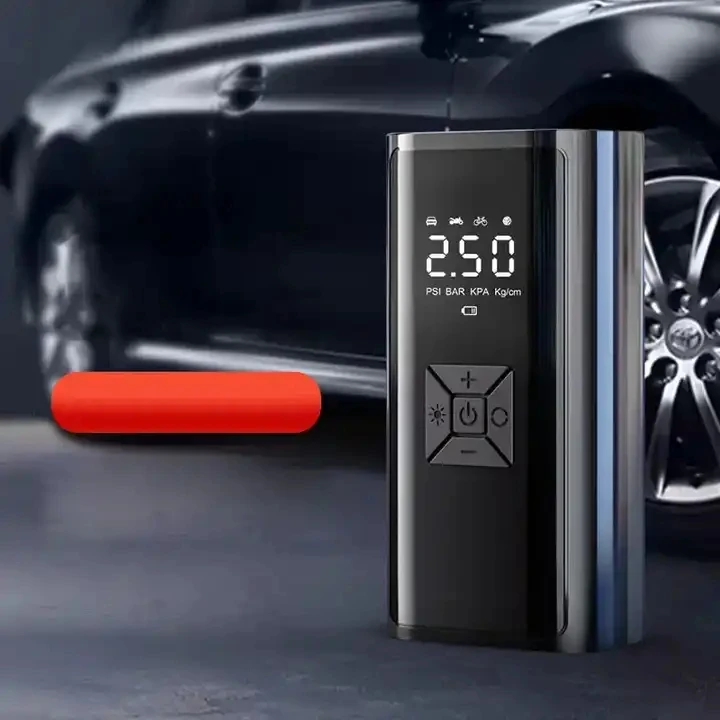 150psi Electric Tire Pump 4500 Mah Mini Wireless Inflator Portable Compressor Digital Car Pump