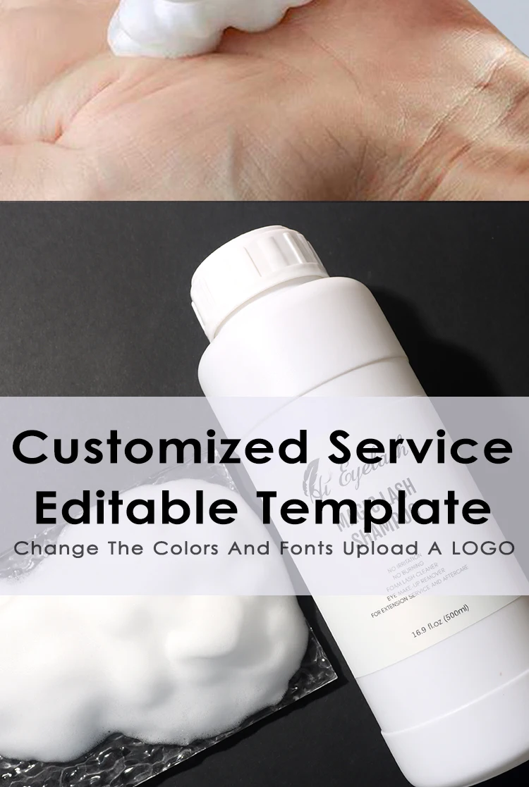 Eyelash Shampoo Concentrate Gallon Lash Foam Cleanser Scent Lash Bath