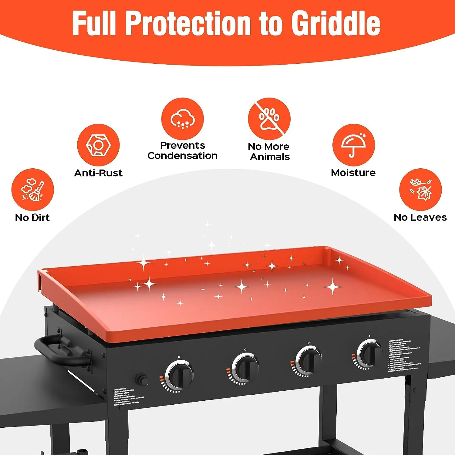 Reusable Silicone Griddle Mat Full Edge Blackstone Griddle Cover