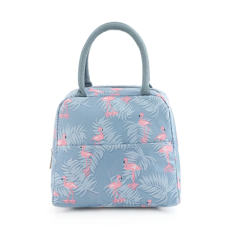 Source 2023 Insulated Lunch Bag Thermal Custom Flamingos Printing Tote Bags  Cooler Picnic Food Lunch Box Bag on m.