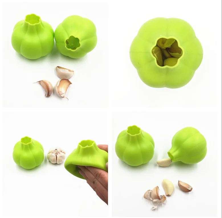 2022 New Creative Hand Garlic Peeler Kitchen Tool Cute Silicone Garlic