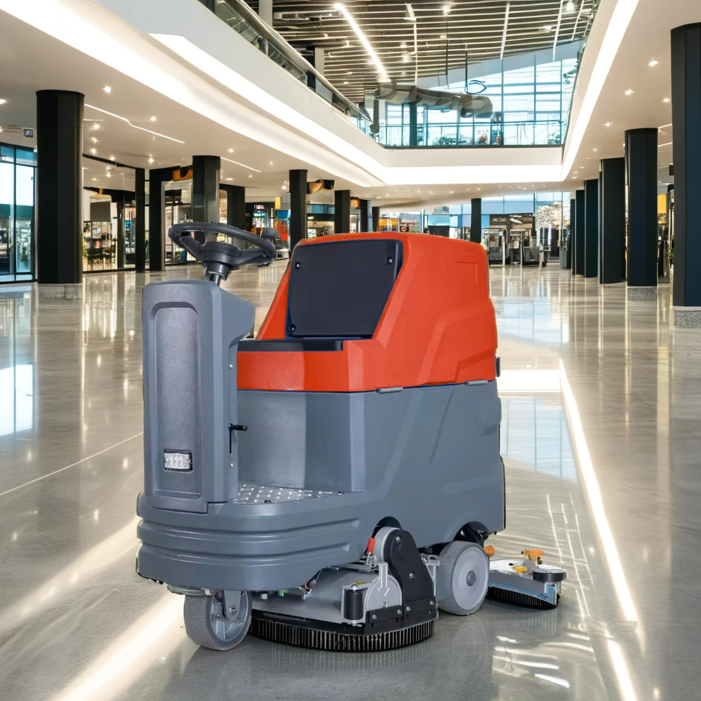 XG650 Multifunctional Cleaning Machine Ride on Industrial Electric Floor Sweeper and Scrubber