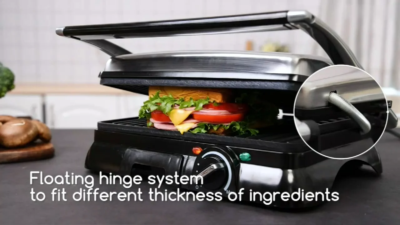 New Design Popular Electric Panini Press Grill Panini Sandwich Maker