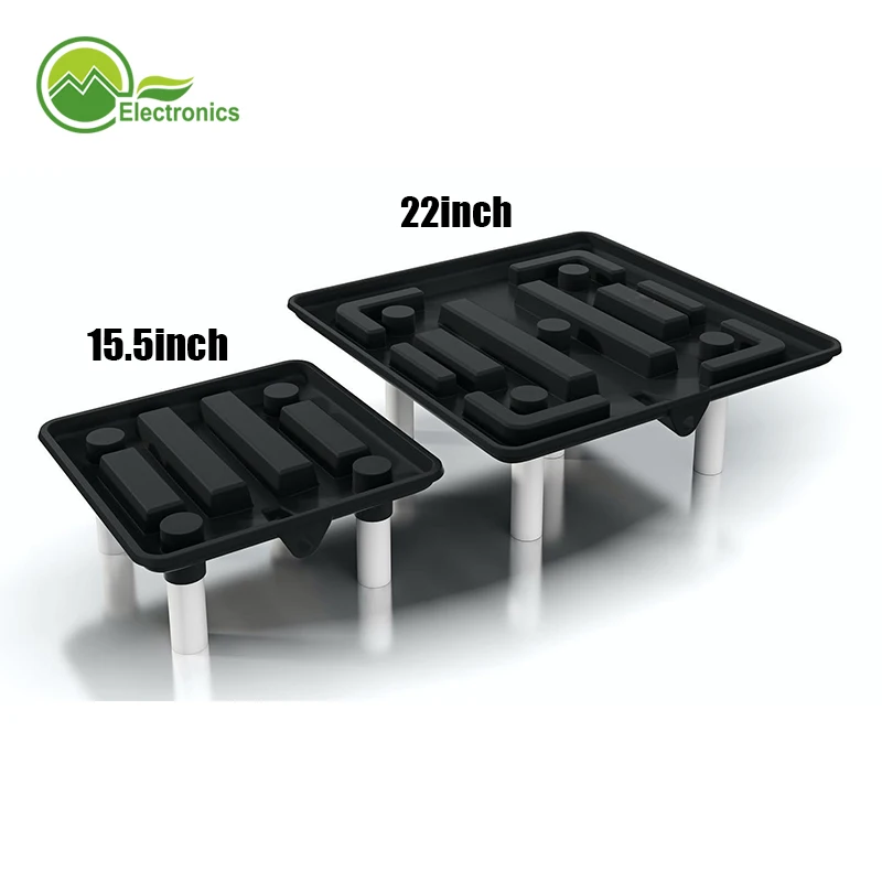 Indoor Garden Plant Growing Runoff Trays - 15.5inch & 22inch