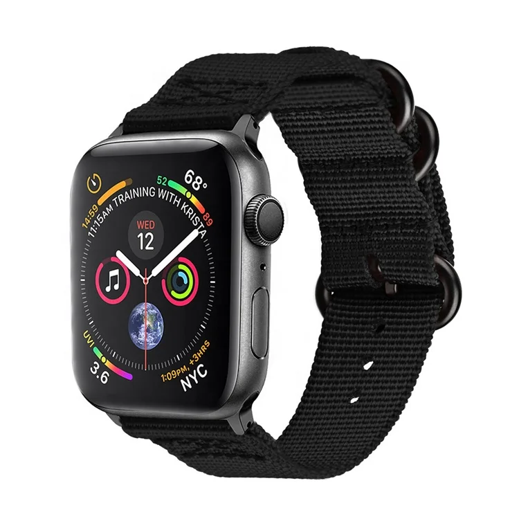 Nylon Braided Sports Canvas Wristband 