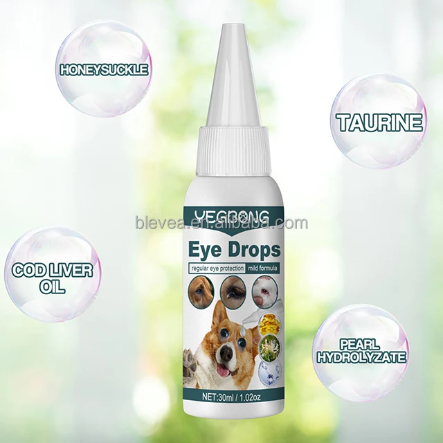 Yegbong 30ml Natural Comfortable Anti Bacterial Pet Eyes Drops Dog Eye