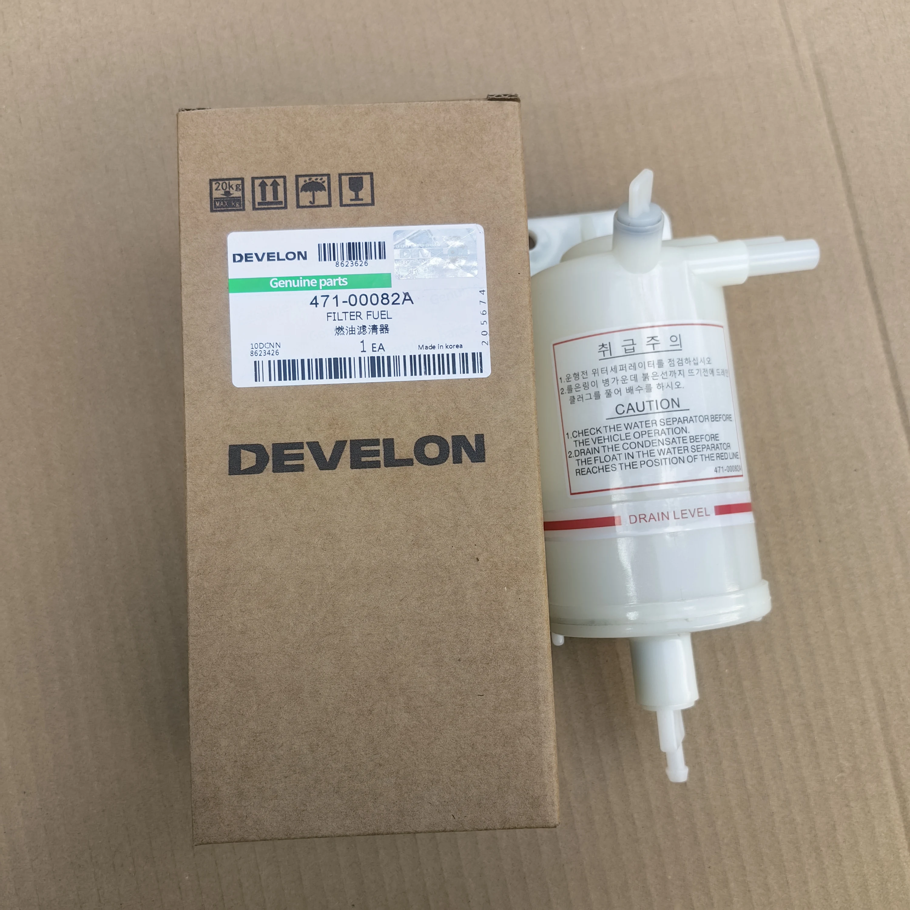 Daewo Excavator Parts 471-00082A Fuel Filter for Doosan Engine