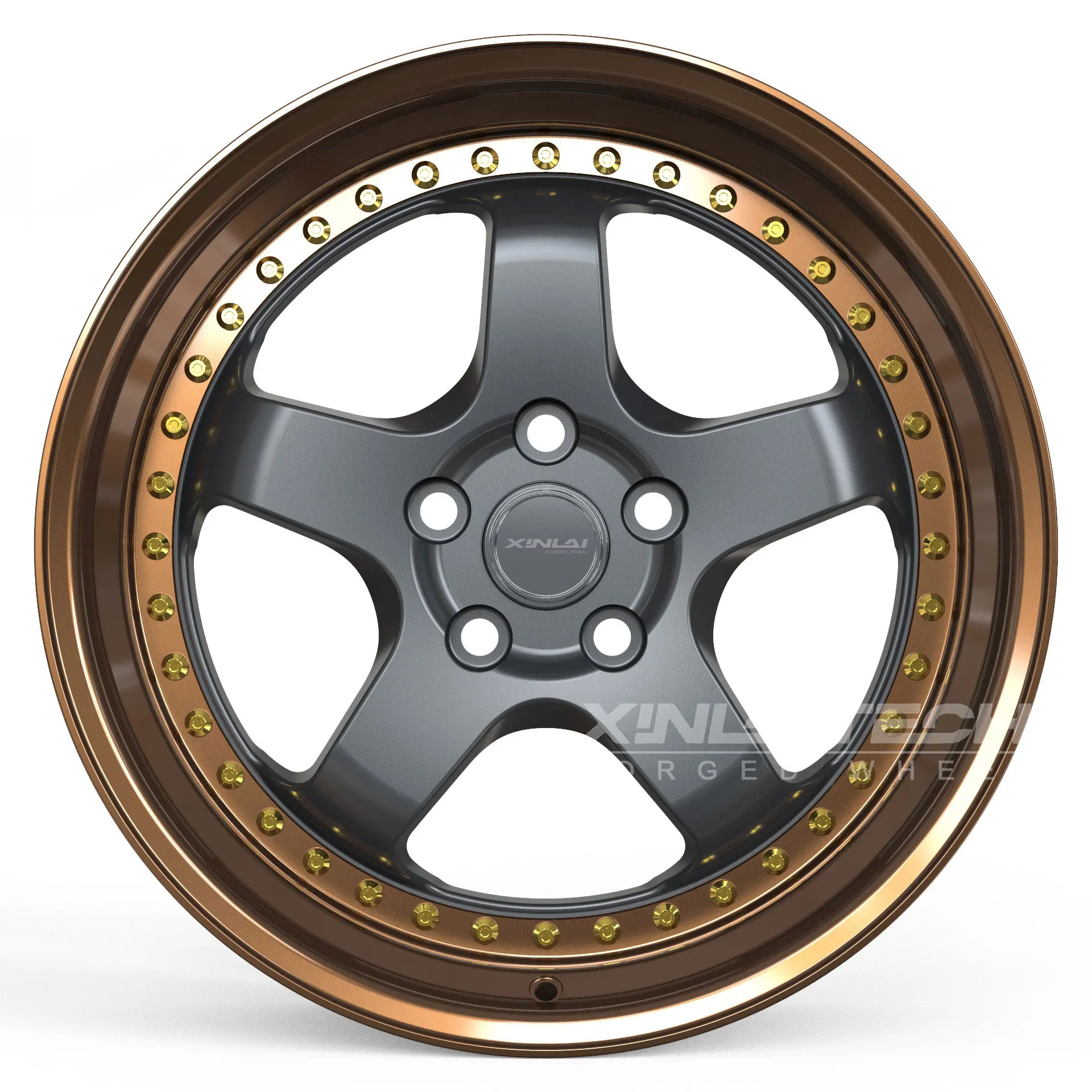 XL 2 Piece Deep Dish Deep Lip Concave Wheels 18 19 20 21 22 23 Inch 5x114.3 5x120 5x112 Custom Forged Wheels - Image 3