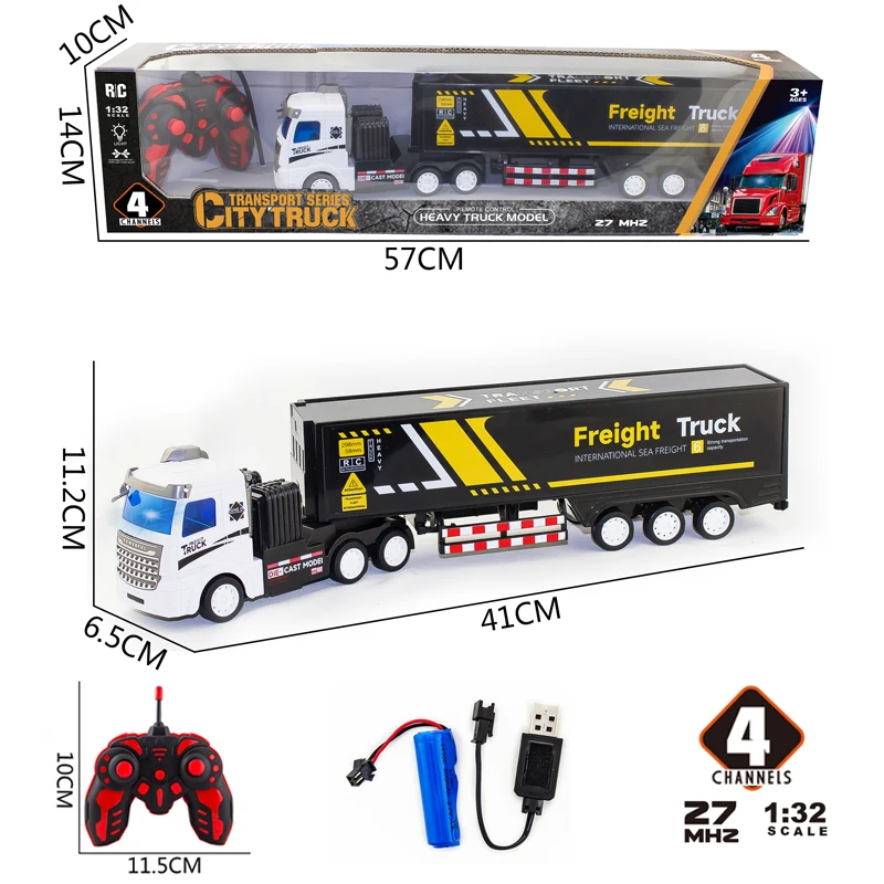 BSTCAR Camión Volquete RC Con Luces Y Sonidos - Vehículo De Construcción De Juguete Con Control Remoto De 9 Funciones Para Niños De 3+ Años