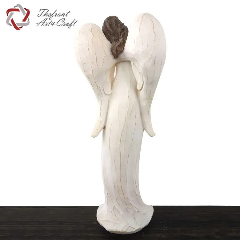 China Manufacturer Standing White Saute Decor Wholesale Polyresin