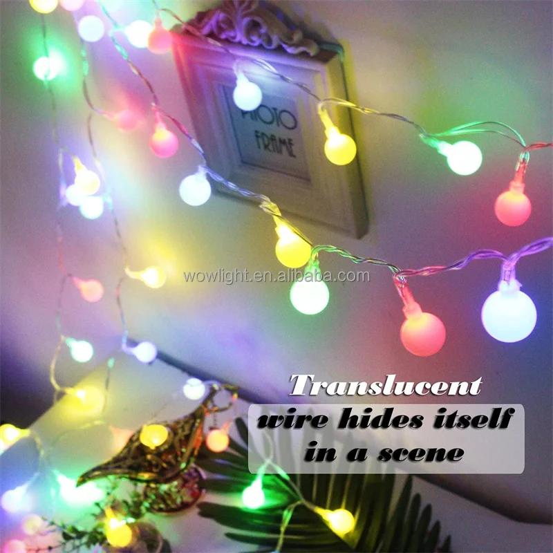 Indoor Hanging String Light for Bedroom 20FT 40 LED Battery Powered Fairy  Lights with Remote Color Changing Twinkle Lights Battery Operated String  Lights - China Christmas Lights, LED Icicle Light