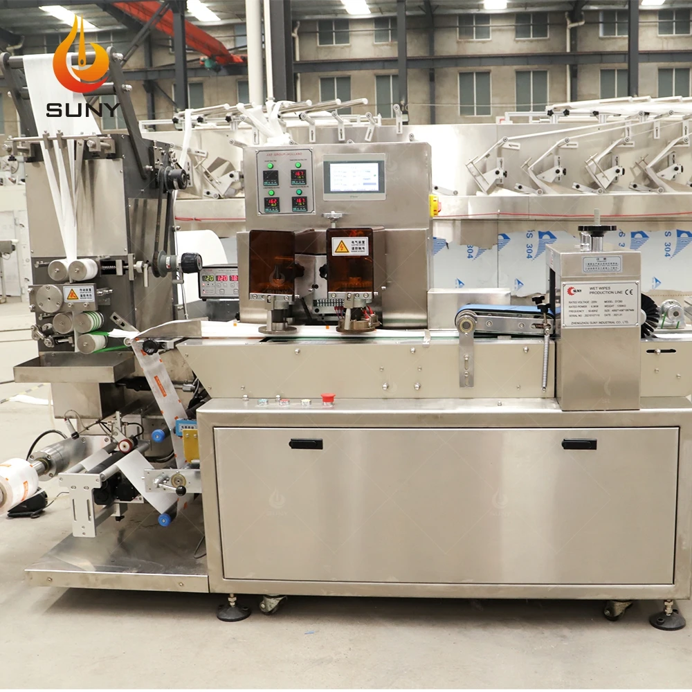 Wet Tissue Wipes Towel Making Machine/Single Wet Wipes Manufacturing Packing Machine Multi Use Wet Wipes Making Machine
