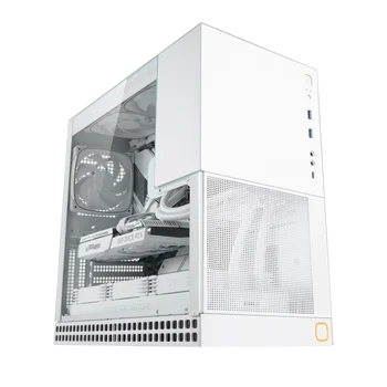 King Arthur White  Computer case  ITX ATX Case  Support Tempered glass side panels SPCC