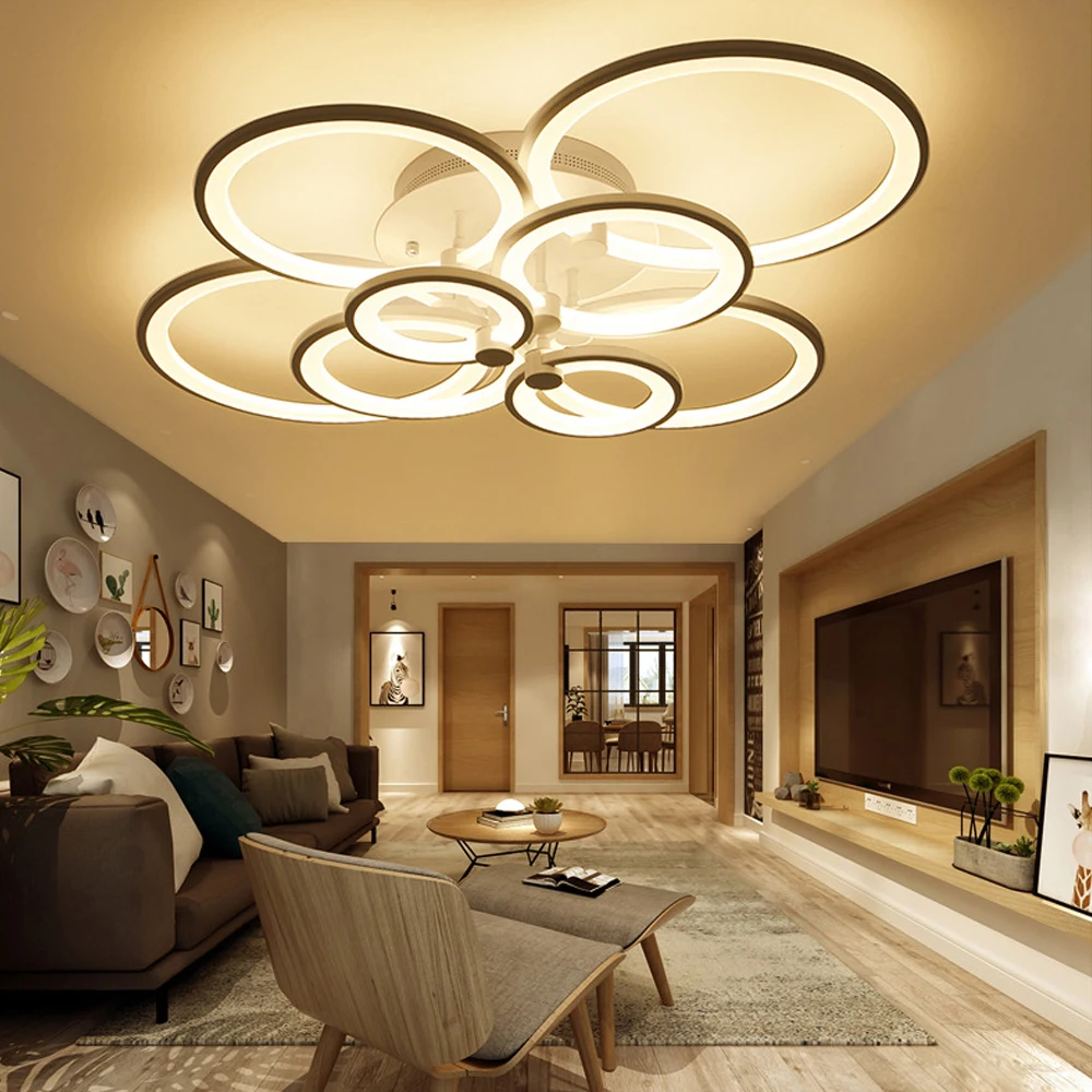 New Design Home Lighting Dimmable Led Living Room Bedroom Modern Decorative Fixtures Ceiling Light
