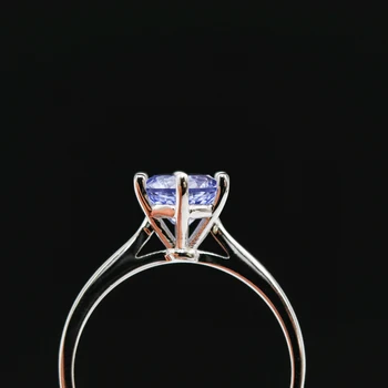 Redleaf Jewelry the new 2021 lab grown sapphire stone jewelry making 925 silver ring