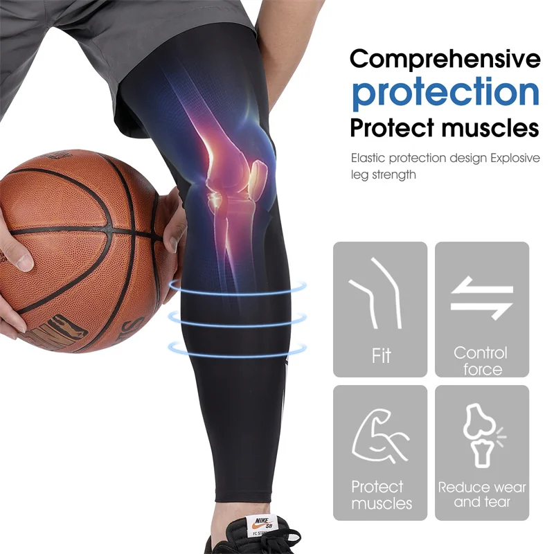 WEST BIKING Ics Sports Compression Leg Sleeves Summer UV Protection Leg Warmers Men Women Cycling Running Basketball Leg Sleeve