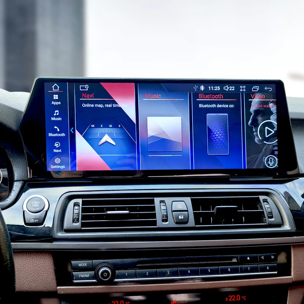 New 15.5 Inch Blade Screen Multimedia Android Car Radio for BMW 5