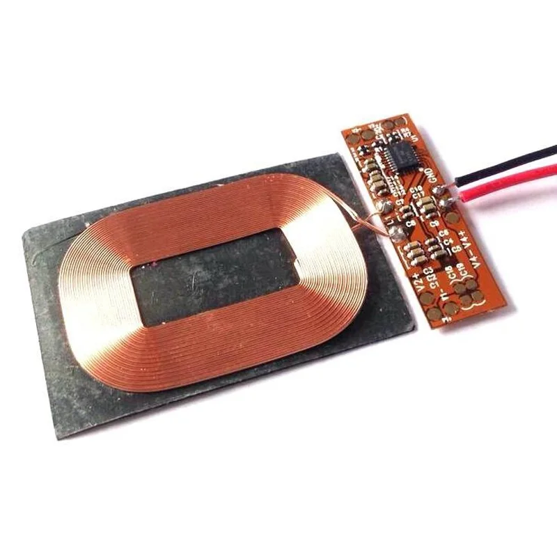 Module De Charge Sans Fil Qi 15 W – Circuit PCBA, Bobine, Récepteur 5-12V, Pour Projets DIY, Voiture