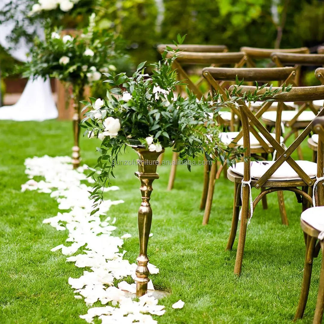 wood cross back chair