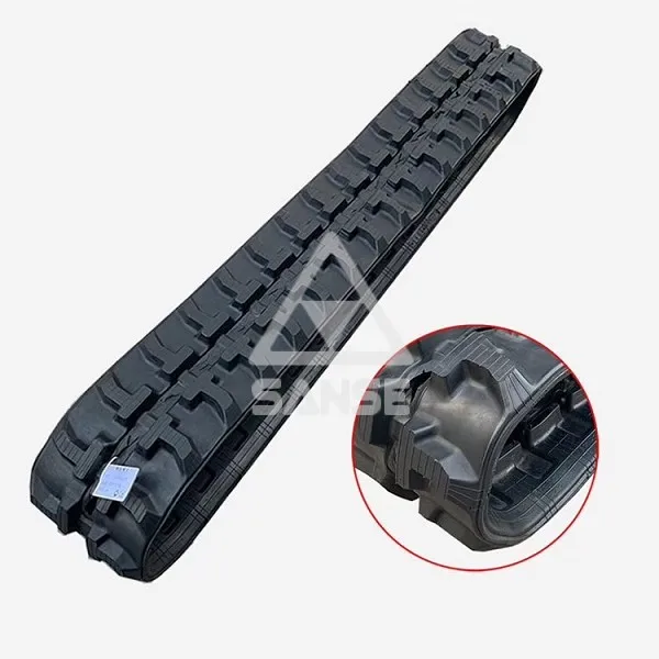 Hot Sale Pads Excavator Rubber Track Pad Shoe Steel Plate Sole For Construction Undercarriage Rubber(图1)