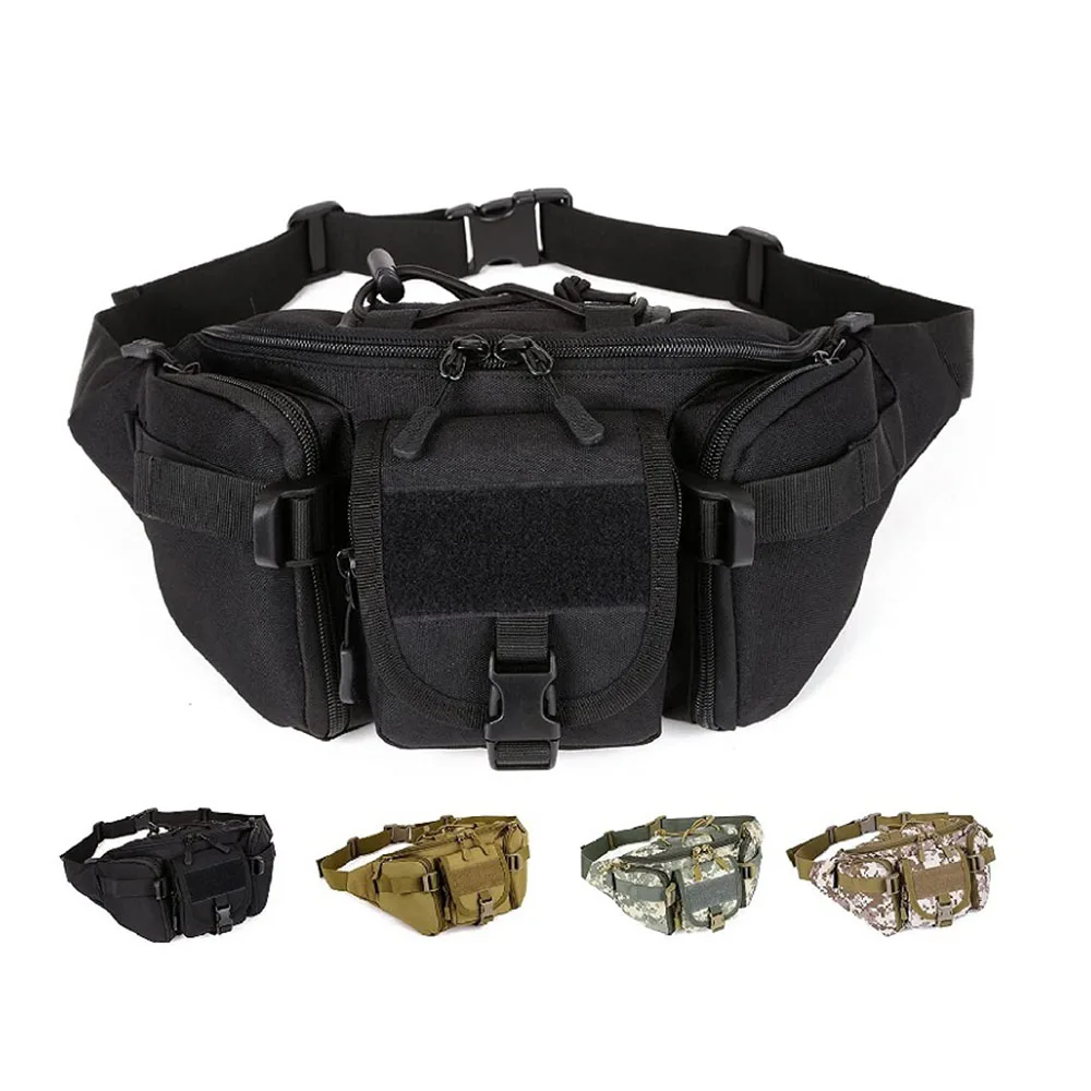 FREE SAMPLE Assault Bag Practical Multifunctional Waist Hip Bag Black