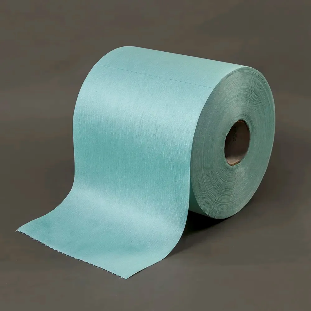 Eco-Friendly 80-89gsm Industrial Wipes and Oil Absorbent Wipe Cloth with 750sheets/Roll Packing