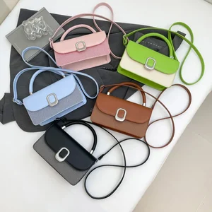 PU Leather Shoulder Purses Ladies Hand Bags Luxury Sac Main Femm Sac Designer Handbags Famous Mobile Phone Bags Case