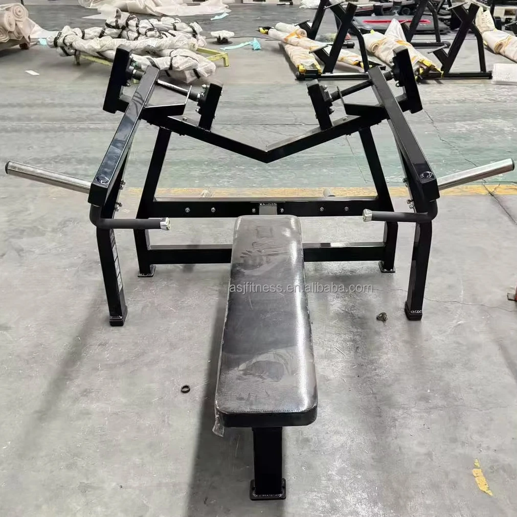 商用使用ジム機器プレートローテッドXM08水平ベンチプレスウェイト