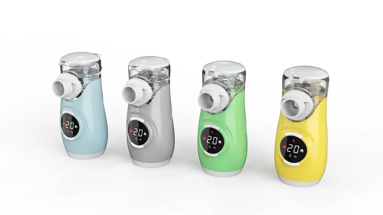 New Portable Mini Mesh Nebulizers Machine  Handheld Nebulizer With Digital Display Timing