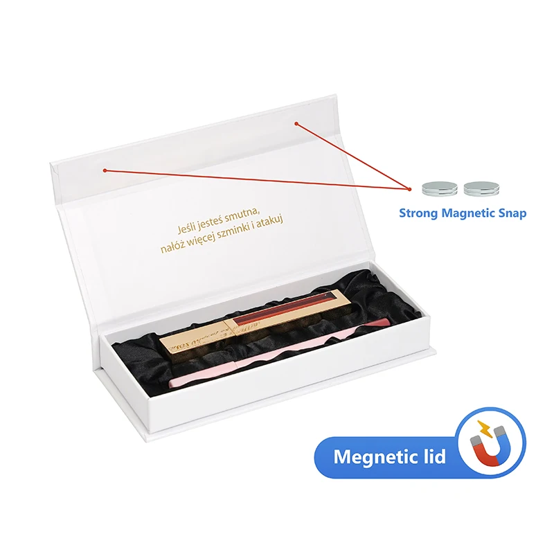 Caixa de regal magnètica personalitzada d'ús múltiple, embalatge rígid amb impressió personalitzada i insert de fusta per a cosmètics, bellesa i regals