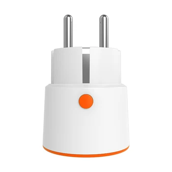 Intelligent home energy monitoring 220V 16A max wireless smart timer socket with power metering tuya zigbee plug eu