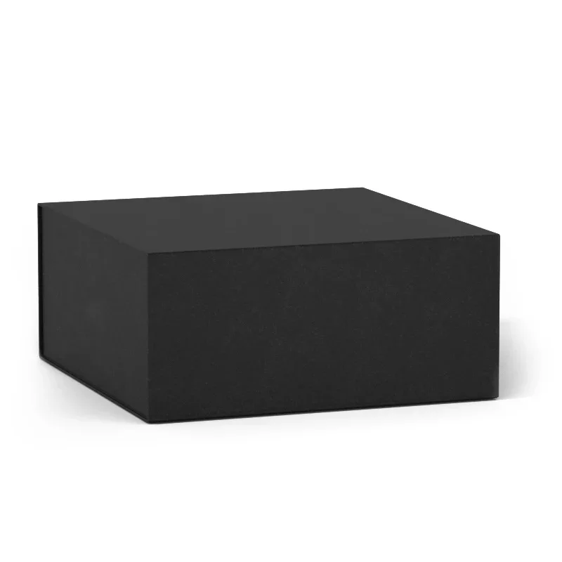 Wholesales Packaging Box Hard Rigid Cardboard Clothing Wigs Black Collapsible Rigid Magnetic Gift Box Gift Box manufacture