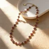 Rose pink diamond gold
