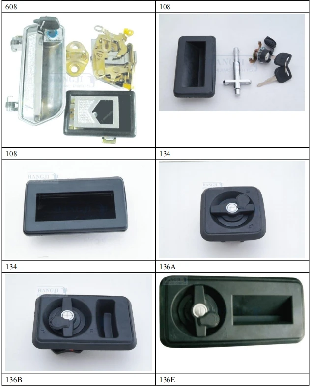 Cheap Price Bus Accessories HJDL04_157 Bus Door Lock Set Back Door