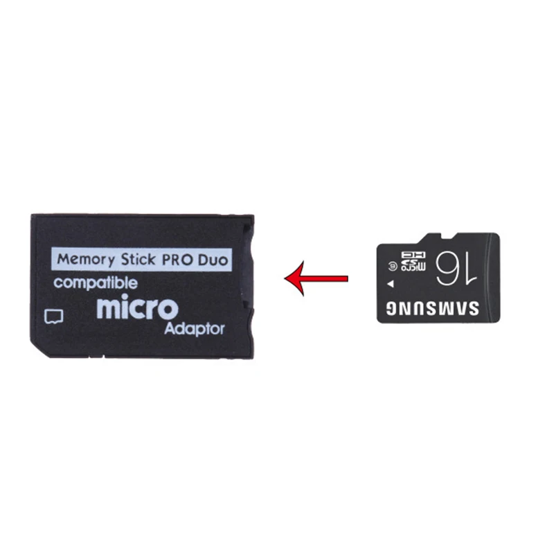 2 Adattatori VKTECH Micro SD TF A Memory Stick Pro Duo Per PSP – Nuovi