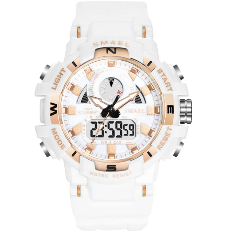 smael watch white