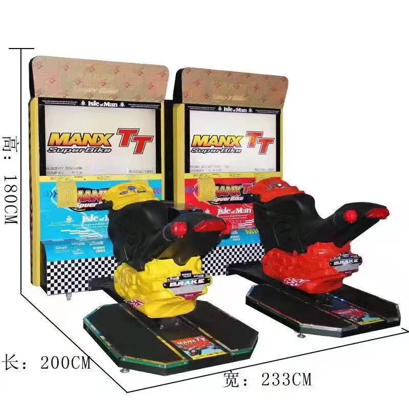 Coin Operated Driving Simulator Game Machine Cool Moto Racing Game Machine Moto Racing Simulator