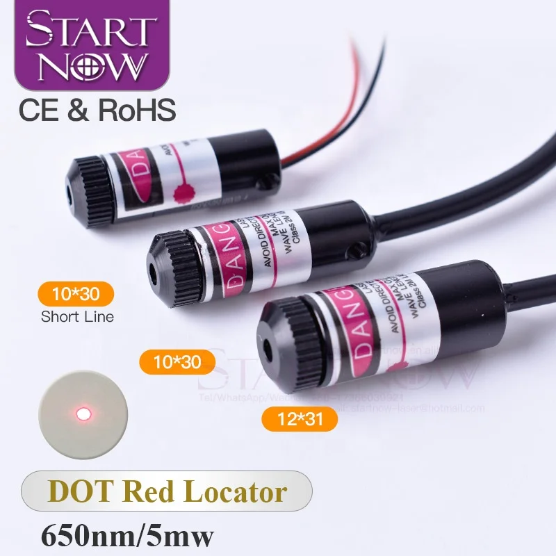 Red Dot Positioning 650nm 5v 5mw Adjustable Beam Diode Laser Module ...